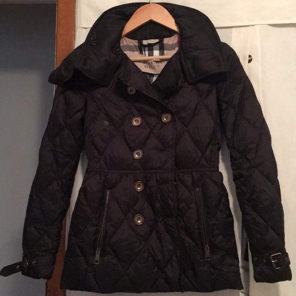 Burberry puffer jacket w/ tags!